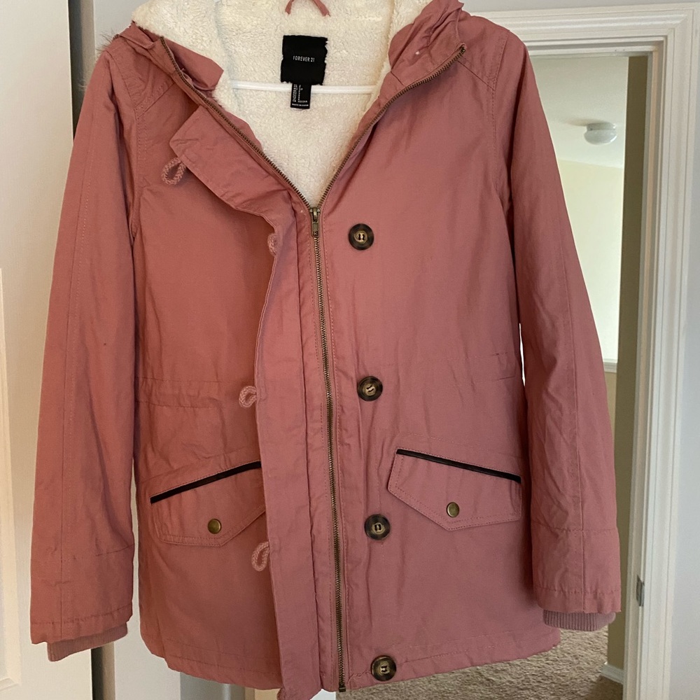 Forever 21 Pink Women’s Winter Coat Size Small